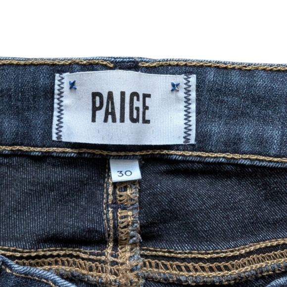 Paige Verdugo Mid-Rise Ankle Skinny Jeans Transcend Dark Wash Women's size 30 - Picture 11 of 16